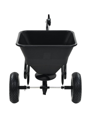 Spargisale Trainabile in PVC e Acciaio 125x74x79 cm 45 L