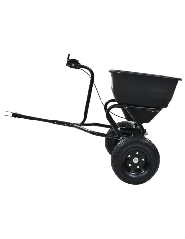 Spargisale Trainabile in PVC e Acciaio 125x74x79 cm 45 L