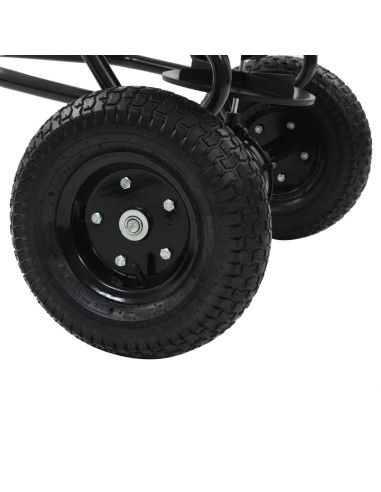 Spargisale Trainabile in PVC e Acciaio 125x74x79 cm 45 L