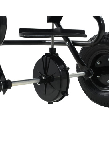 Spargisale Trainabile in PVC e Acciaio 125x74x79 cm 45 L