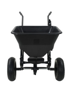 Spargisale a Spinta in PVC e Acciaio 106x73x76 cm 45 L