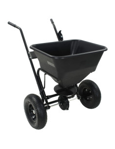 Spargisale a Spinta in PVC e Acciaio 106x73x76 cm 45 L 2