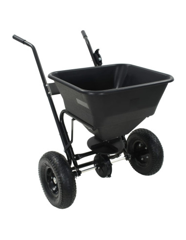 Spargisale a Spinta in PVC e Acciaio 106x73x76 cm 45 L