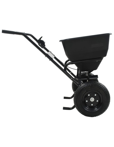 Spargisale a Spinta in PVC e Acciaio 106x73x76 cm 45 L