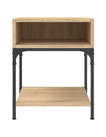 Comodino Rovere Sonoma 40x41x50 cm in Legno Multistrato