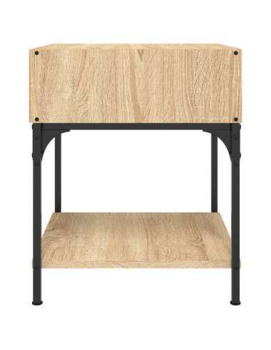 Comodino Rovere Sonoma 40x41x50 cm in Legno Multistrato