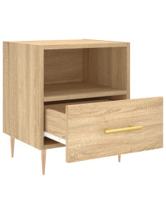 Comodini 2 pz Rovere Sonoma 40x35x47,5 cm in Legno Multistrato