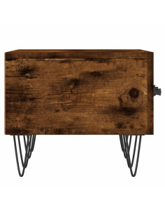 Mobile Porta TV Rovere Fumo 150x36x30 cm in Legno Multistrato