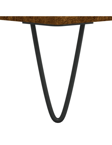 Mobile Porta TV Rovere Fumo 150x36x30 cm in Legno Multistrato