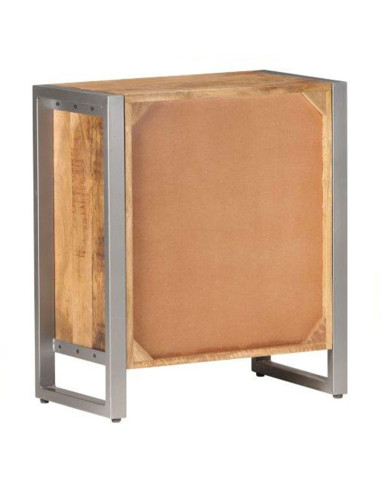 Credenza 60x35x70 cm in Legno di Mango Grezzo