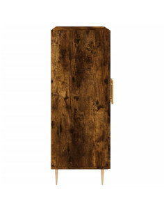 Credenza Rovere Fumo 69,5x34x90 cm in Legno Multistrato