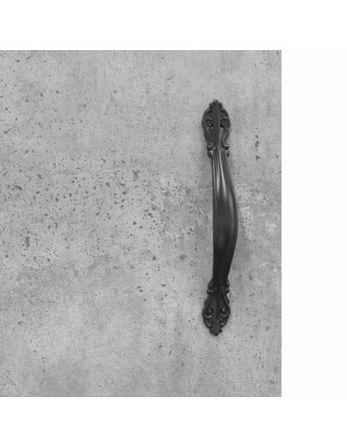 Credenza Grigio Cemento 69,5x34x180 cm in Legno Multistrato