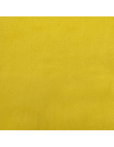 Divano Letto Estraibile con Cassetti Giallo 100x200cm Velluto