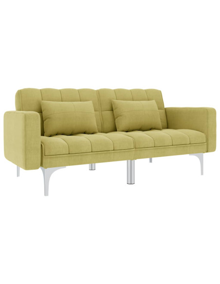Divano Letto in Tessuto Verde