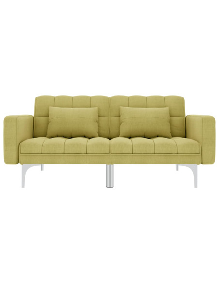 Divano Letto in Tessuto Verde