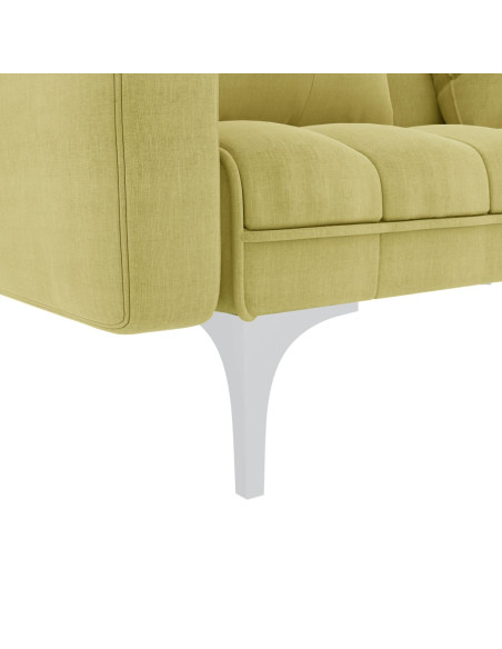 Divano Letto in Tessuto Verde