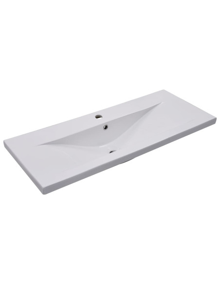 Mobile da Bagno con Lavabo Integrato Bianco in Truciolato