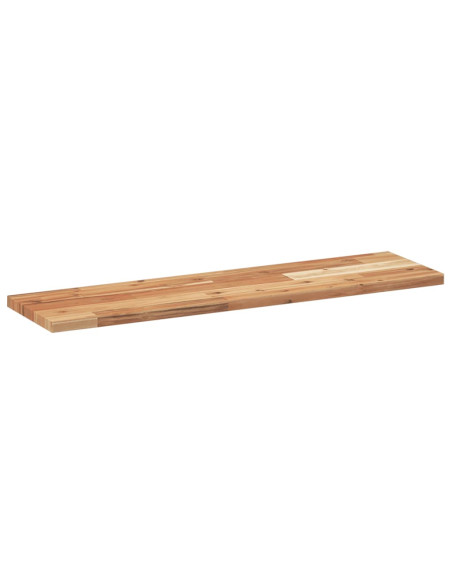 Mensole da Parete 4 pz 100x20x2 cm Legno Acacia Rifinito a Olio