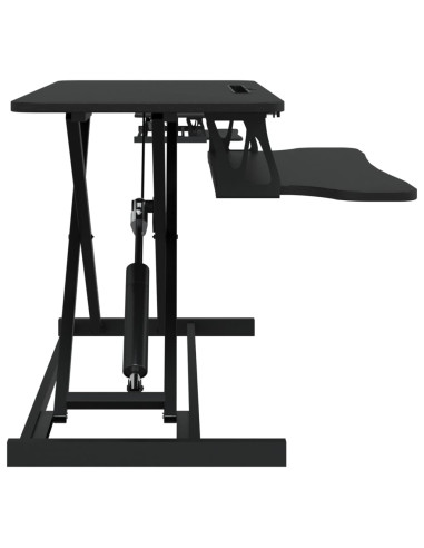 Banco da Lavoro Regolabile 90x40x(13-50) cm in Acciaio e Legno