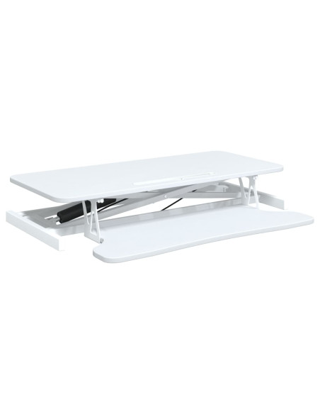 Banco da Lavoro Regolabile 90x40x(13-50) cm in Acciaio e Legno