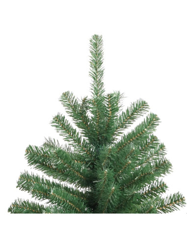 Albero di Natale Artificiale Incernierato con Base Verde 240 cm