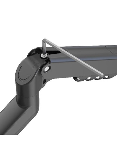 SUPPORTO MONITOR 2 BRACCI TOP NERO