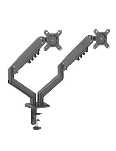 SUPPORTO MONITOR 2 BRACCI TOP NERO