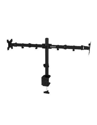 SUPPORTO MONITOR 2 BRACCI NERO