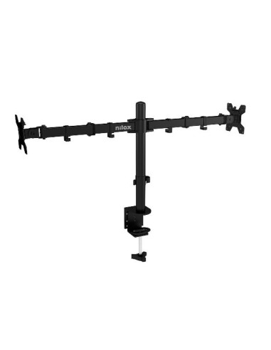 SUPPORTO MONITOR 2 BRACCI NERO