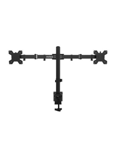 SUPPORTO MONITOR 2 BRACCI NERO