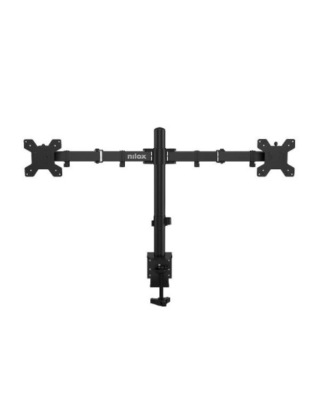 SUPPORTO MONITOR 2 BRACCI NERO