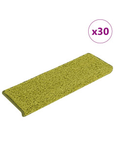 Tappetini per Scale 30 pz 65x21x4 cm Verdi
