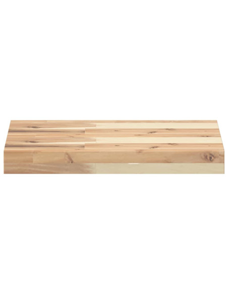 Mensole da Parete 4 pz 40x30x4 cm Legno Acacia Non Trattato