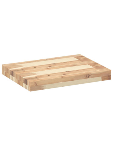 Mensole da Parete 4 pz 40x30x4 cm Legno Acacia Non Trattato