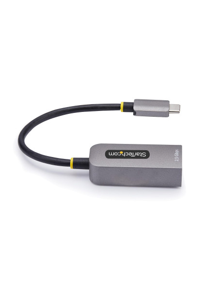 StarTech.com Adattatore Ethernet USB C, Convertitore di Rete/NIC NBASE-T 2.5/1GbE da USB Type-C 3.0 a RJ45. Compatibile Thunderb