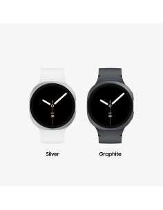Samsung Galaxy Watch8 (Silver, BT, 40mm), Smartwatch Galaxy AI, allenatore personale, design resistente agli urti, processore 3n 2