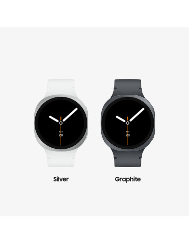 Samsung Galaxy Watch8 (Silver, BT, 40mm), Smartwatch Galaxy AI, allenatore personale, design resistente agli urti, processore 3n