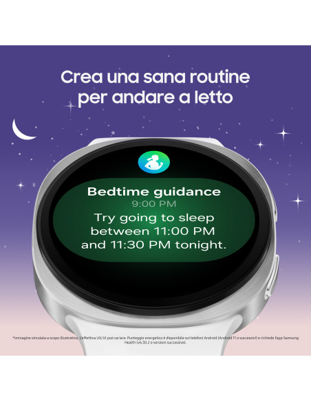 Samsung Galaxy Watch8 (Silver, BT, 40mm), Smartwatch Galaxy AI, allenatore personale, design resistente agli urti, processore 3n