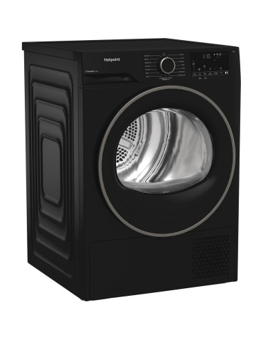 Hotpoint Ariston HPT 94D BBS IT, Capacità 9kg, classe C, colore Black,EasyIron, PetHair Removal | Profondità mobile 60cm
