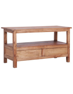 Mobile Porta TV 90x40x50 cm in Legno Massello di Recupero 2