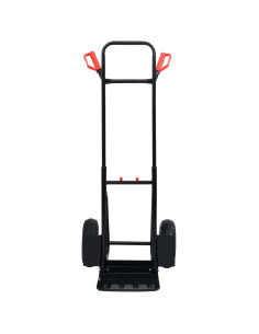 Carrello a Mano Telescopico 200 kg Nero e Rosso