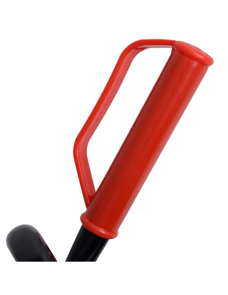 Carrello a Mano Telescopico 200 kg Nero e Rosso