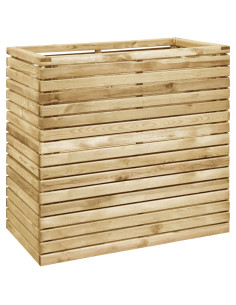 Letto Rialzato 100x50x100 cm in Pino impregnato