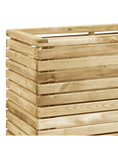 Letto Rialzato 100x50x100 cm in Pino impregnato