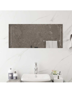 Specchio da Bagno con Luci LED 90x40 cm 2