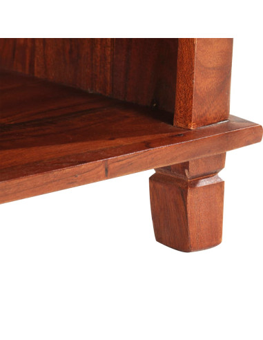 Comodino 40x30x50 cm in Legno Massello di Acacia