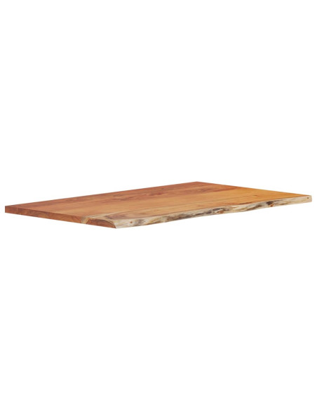 Piano Bagno 110x60x3,8 cm Rettangolare Legno Massello di Acacia