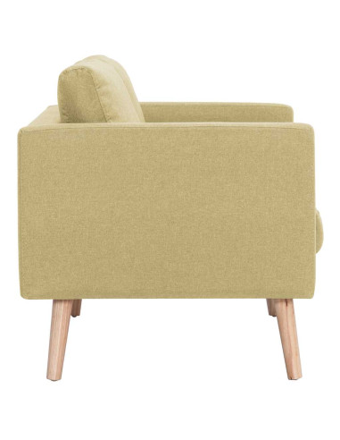 Divano a 2 Posti in Tessuto Verde