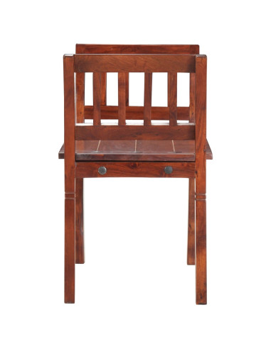 Panca 111 cm in Legno Massello di Acacia