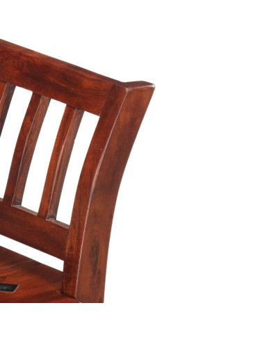 Panca 111 cm in Legno Massello di Acacia